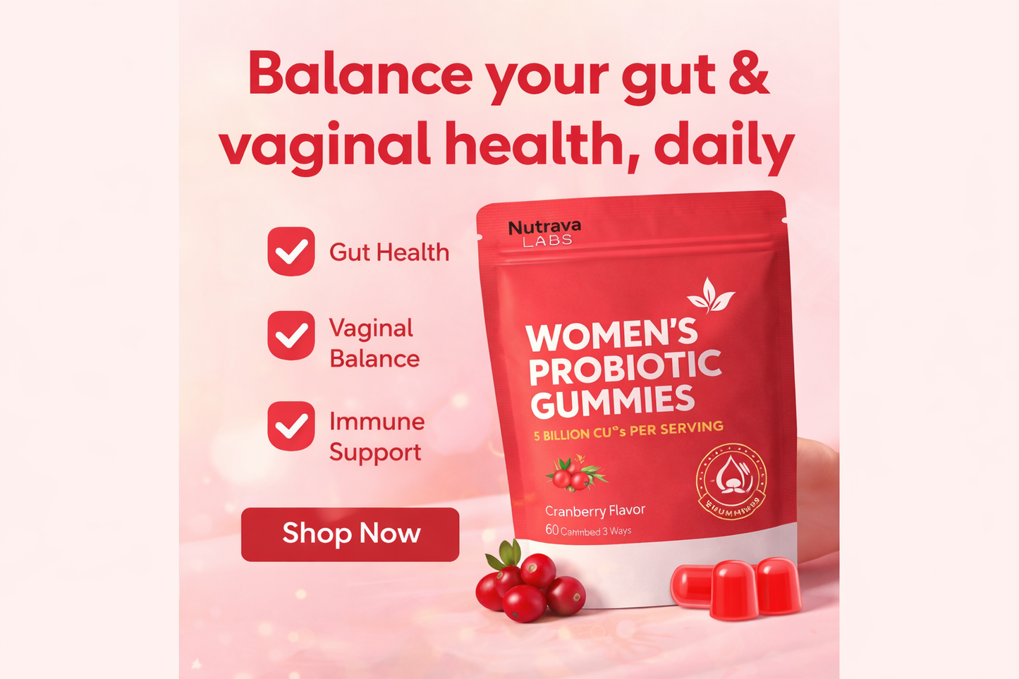 Womens Probiotic Gummies